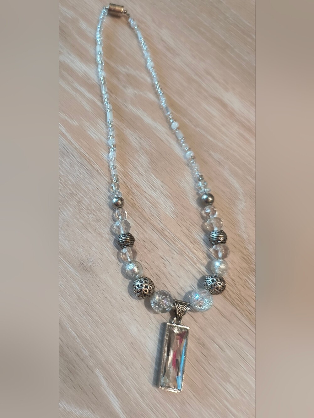 Five Handcrafted Beaded Necklaces - Picture 4 of 7